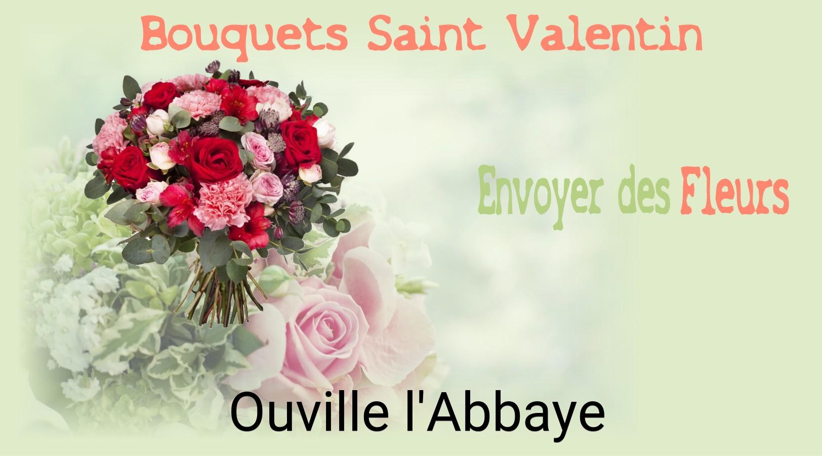 Roses de Saint-Valentin livrées à Ouville-l'Abbaye