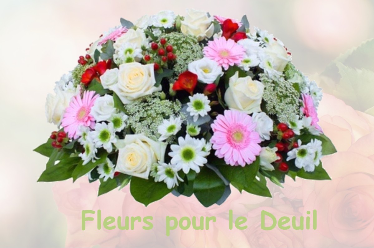fleurs deuil OUVILLE-L-ABBAYE
